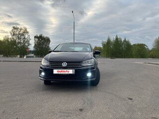 2016 Volkswagen Polo V Рестайлинг, чёрный, 630000 рублей, вид 1
