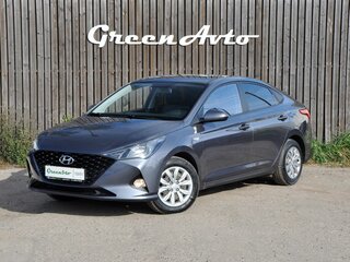 2021 Hyundai Solaris II Рестайлинг, серый, 1450000 рублей, вид 1