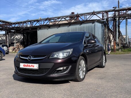 2013 Opel Astra J Рестайлинг, коричневый, 625000 рублей, вид 1