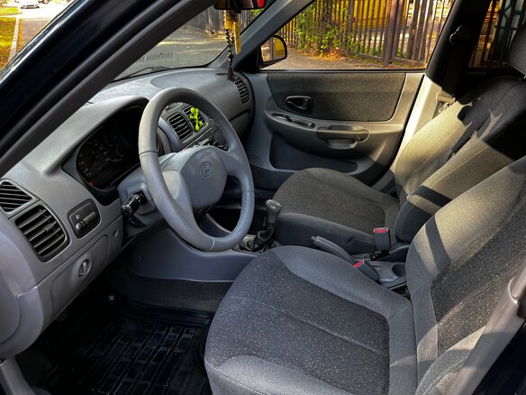 2008 Hyundai Accent ТагАЗ II, синий, 510000 рублей - вид 7