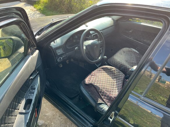 2009 Lada (ВАЗ) Priora I, синий, 215000 рублей - вид 6