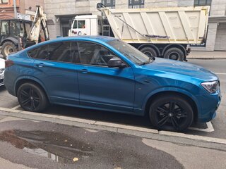 2017 BMW X4 M40i I (F26), голубой, 2767600 рублей, вид 2
