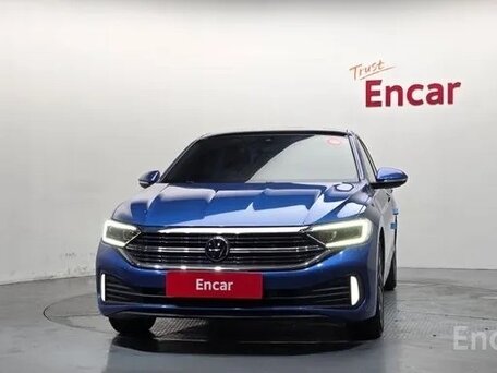 2023 Volkswagen Jetta VII Рестайлинг, синий, 2600000 рублей, вид 2