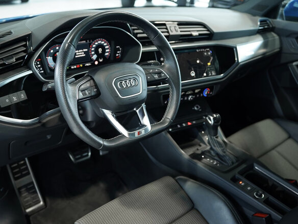 2023 Audi Q3 35 TDI II (F3), синий, 4445000 рублей - вид 8