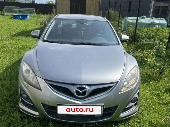 2010 Mazda 6 II (GH) Рестайлинг, серебристый, 620000 рублей - вид 1