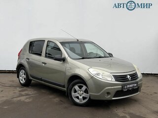 2010 Renault Sandero I, бежевый, 390000 рублей, вид 3