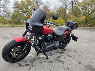 2019 Harley-Davidson Fat Bob, красный, 2500000 рублей, вид 3