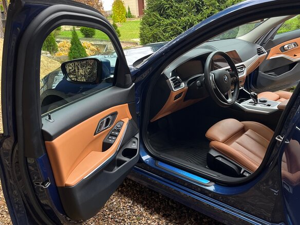 2021 BMW 3 серии 320i VII (G2x), синий, 3900000 рублей - вид 12