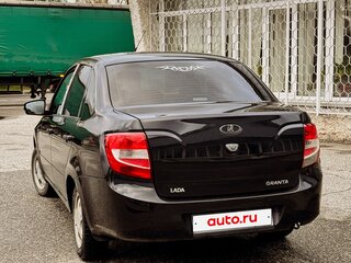2013 Lada (ВАЗ) Granta I, чёрный, 360000 рублей, вид 3