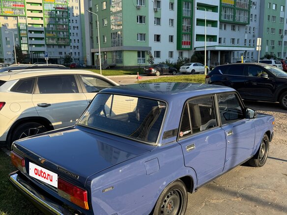 2003 Lada (ВАЗ) 2107, синий, 350000 рублей - вид 7
