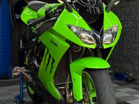 2007 Kawasaki ZX-10R Ninja, зелёный, 735000 рублей - вид 8