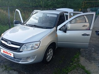 2012 Lada (ВАЗ) Granta I, серебристый, 450000 рублей, вид 2