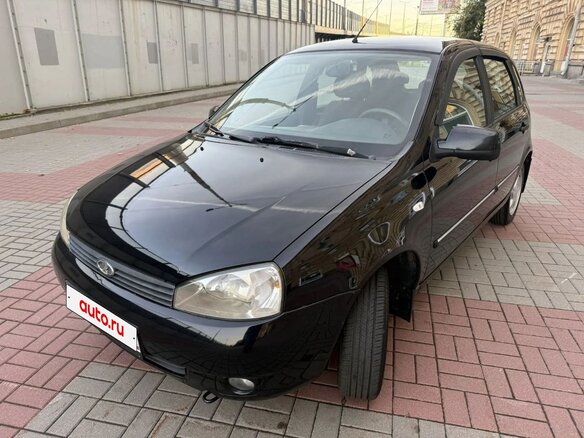 2012 Lada (ВАЗ) Kalina I, чёрный, 380000 рублей - вид 2