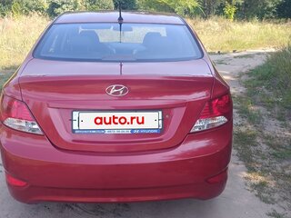 2011 Hyundai Solaris I, красный, 585000 рублей, вид 2
