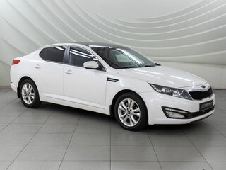 2013 Kia Optima III Рестайлинг, белый, 1098000 рублей, вид 1
