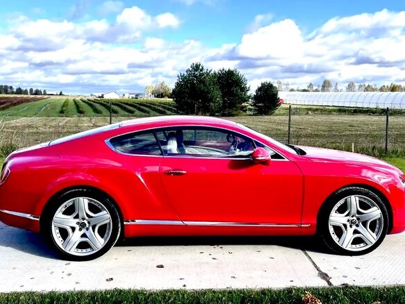 2012 Bentley Continental GT II, красный - вид 2