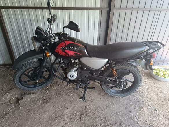 2020 Bajaj Boxer BM 150X, чёрный, 100000 рублей
