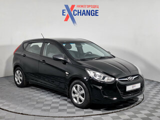 2012 Hyundai Solaris I, чёрный, 610000 рублей, вид 2
