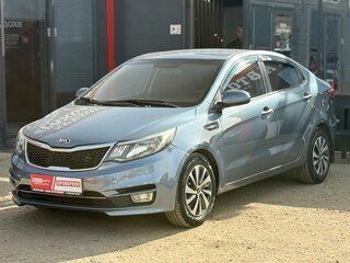 2015 Kia Rio III Рестайлинг, голубой, 780000 рублей, вид 4