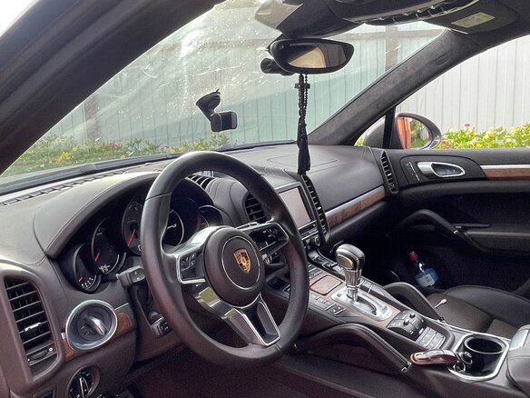 2016 Porsche Cayenne S II Рестайлинг (958), коричневый, 6200000 рублей - вид 8