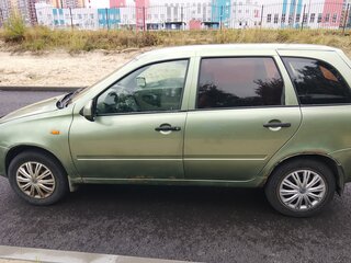 2009 Lada (ВАЗ) Kalina I, зелёный, 195000 рублей, вид 4