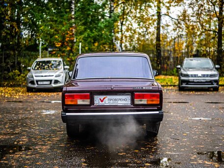 2007 Lada (ВАЗ) 2107, красный, 188000 рублей, вид 4