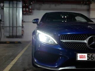 2016 Mercedes-Benz C-Класс 180 IV (W205), синий, 2900000 рублей, вид 3