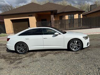 2020 Audi A6 45 TDI V (C8), белый, 4700000 рублей, вид 4