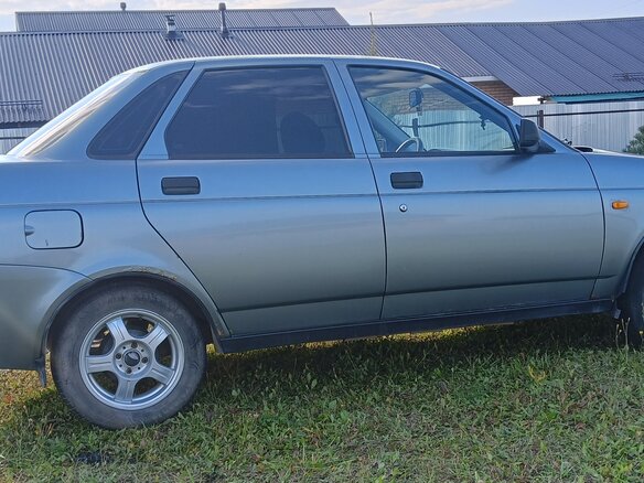 2008 Lada (ВАЗ) Priora I, серый, 165000 рублей - вид 4