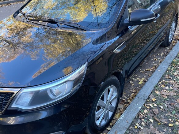 2016 Kia Rio III Рестайлинг, чёрный, 1050000 рублей