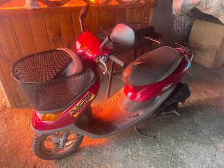 2023 Honda Dio, красный, 40000 рублей, вид 3