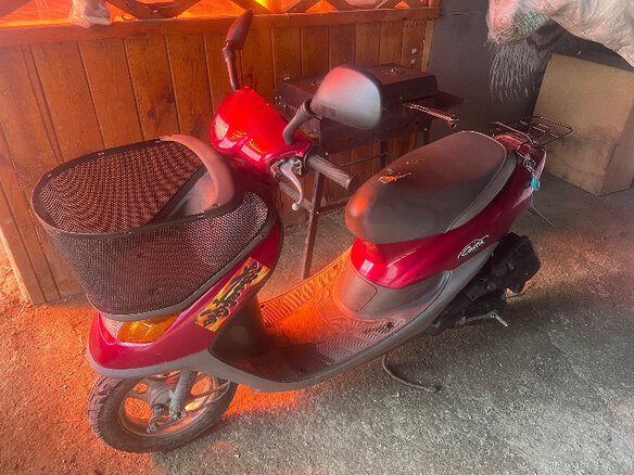 2023 Honda Dio, красный, 40000 рублей - вид 2
