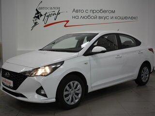 2021 Hyundai Solaris II Рестайлинг, белый, 1619000 рублей, вид 1