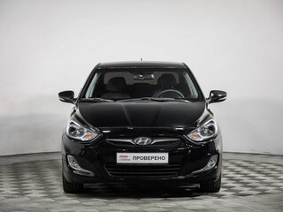 2012 Hyundai Solaris I, чёрный, 548777 рублей, вид 2