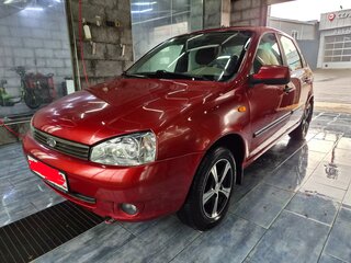 2010 Lada (ВАЗ) Kalina I, красный, 350000 рублей, вид 1