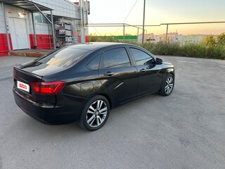2017 Lada (ВАЗ) Vesta I, чёрный, 580000 рублей, вид 3