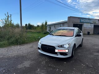 2012 Mitsubishi Lancer X Рестайлинг, белый, 730000 рублей, вид 2