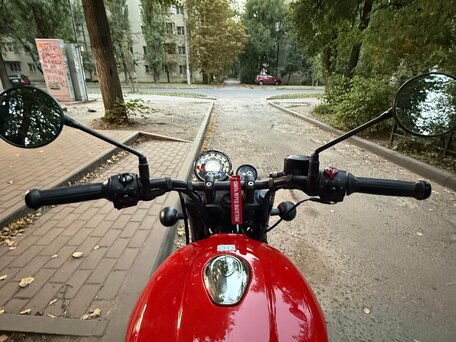 2024 Royal Enfield Hunter, красный, 355000 рублей, вид 3