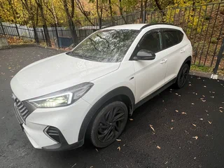 2020 Hyundai Tucson MHEV III Рестайлинг, белый, 3200000 рублей, вид 4