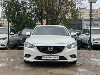 2016 Mazda 6 III (GJ) Рестайлинг, белый, 1039000 рублей, вид 2