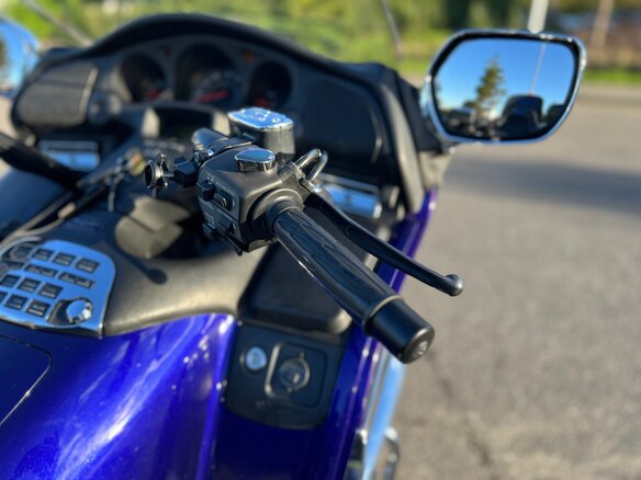 2002 Honda GL 1800 Gold Wing, синий - вид 12