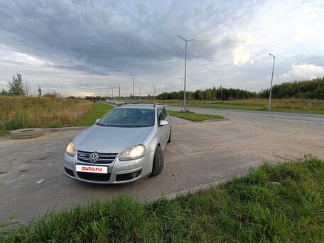 2009 Volkswagen Golf V, серебристый, 360000 рублей, вид 2