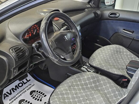 2002 Peugeot 206, серый, 349000 рублей - вид 8