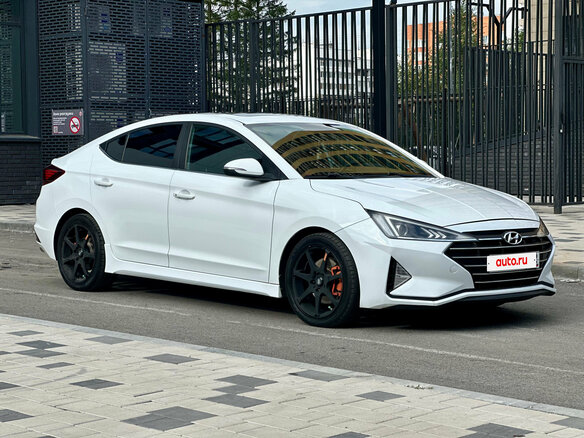 2019 Hyundai Elantra Sport VI (AD) Рестайлинг, белый
