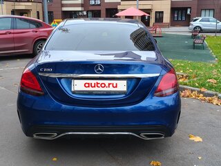 2018 Mercedes-Benz C-Класс 180 IV (W205) Рестайлинг, синий, 3030000 рублей, вид 2