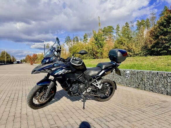 2022 Benelli TRK 502 X, синий, 400000 рублей - вид 7