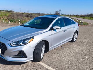 2017 Hyundai Sonata VII (LF) Рестайлинг, серый, 1900000 рублей, вид 1