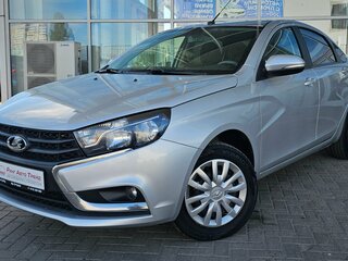 2018 Lada (ВАЗ) Vesta I, серебристый, 869000 рублей, вид 1