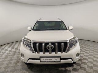2014 Toyota Land Cruiser Prado 150 Series Рестайлинг 1, белый, 3149000 рублей, вид 2