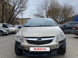 2007 Opel Corsa D, жёлтый, 170000 рублей, вид 1